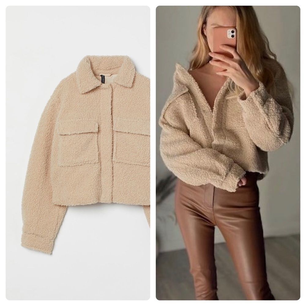 H&M Faux Shearling Jacket New